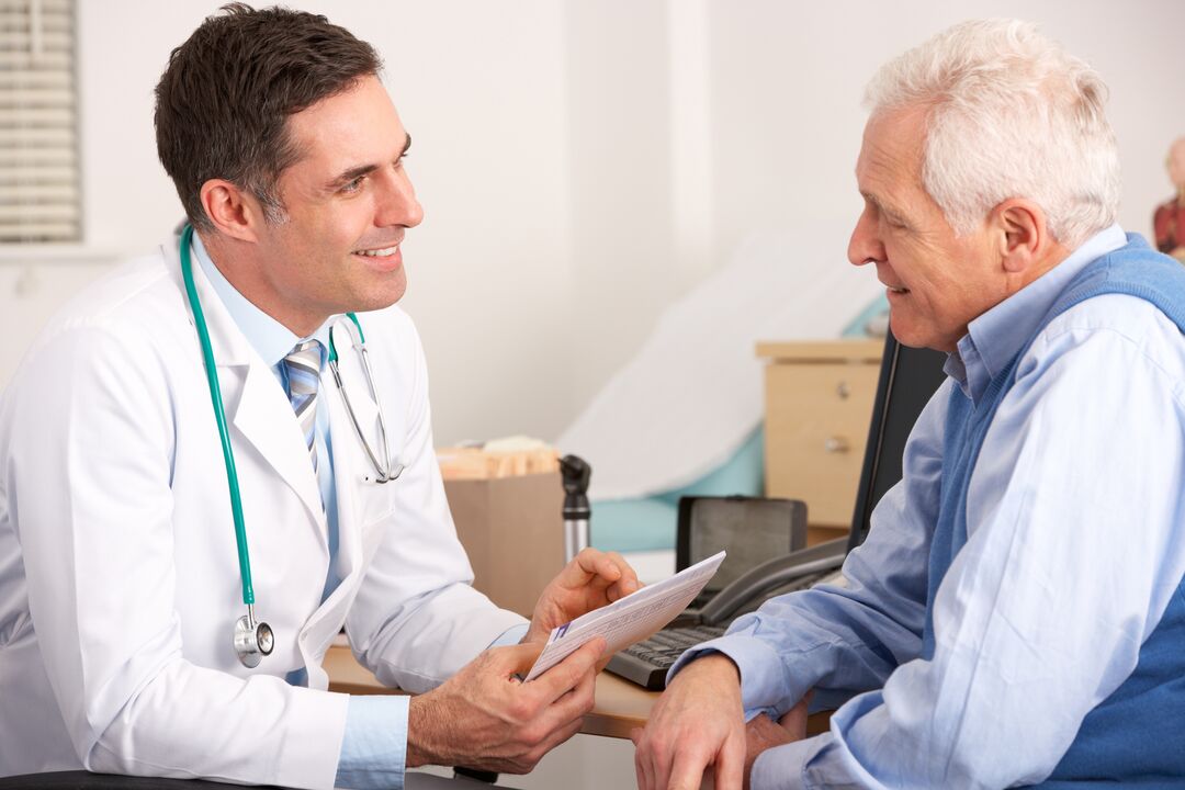 consultation with a doctor for prostatitis