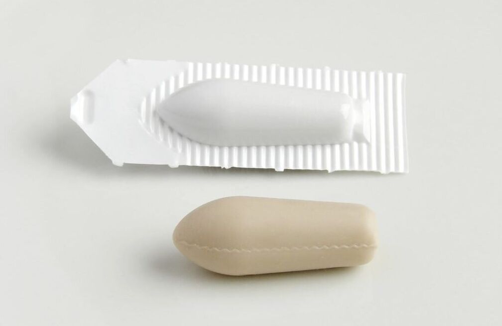 Rectal suppository for the treatment of prostatitis
